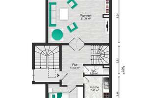 Düsseldorf-Holthausen // 3-Zimmer Maisonette-Wohnung mit abgeschlossenem Tiefgaragenstellplatz – Die vollständige Adresse der Immobilie erhältst du vom Anbieter., 40589 Holthausen, Düsseldorf – Vorschaubild 14