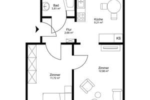 Charmante EG-Altbauwohnung mit Garten - für Selbstnutzer oder Kapitalanleger – Wohldorfer Straße 43, 22081 Barmbek-Süd, Hamburg – Vorschaubild 11