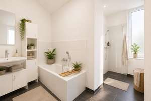 Energieeffiziente Erdgeschosswohnung (A+) mit Gartenanteil, Ankleidezimmer und großem Badezimmer – 30419 Leinhausen, Hannover – Vorschaubild 10