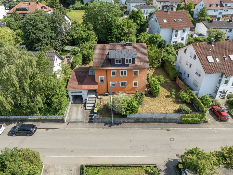 Hausansicht oben