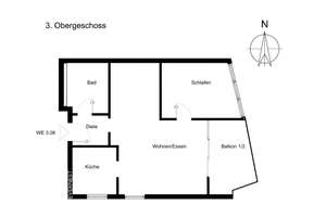 Am Florapark Düsseldorf: Lichtdurchflutete 2 Zimmer Wohnung mit Balkon und Blick ins Grüne – Die vollständige Adresse der Immobilie erhältst du vom Anbieter., 40217 Unterbilk, Düsseldorf – Vorschaubild 15