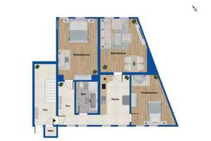 Kapitalanlage im Herzen Reutlingens – modern sanierte 3,5-Zimmer-Wohnung mit solider Mieteinnahme – Die vollständige Adresse der Immobilie erhältst du vom Anbieter., 72764 Reutlingen-Mitte, Reutlingen – Vorschaubild 12