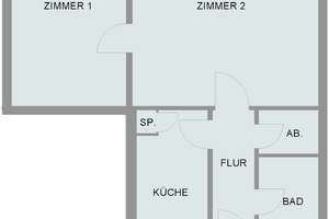 Charmante 2-Zimmer-Wohnung mit sonniger Loggia in Schwachhausen – Kulenkampffallee 126, 28213 Neu-Schwachhausen, Bremen – Vorschaubild 2
