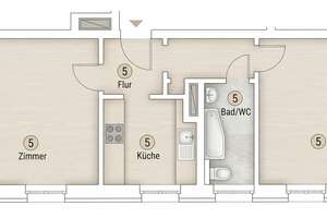 Helle Familien-Wohnung: mitten im Fanninger-Kiez – Die vollständige Adresse der Immobilie erhältst du vom Anbieter., 10365 Lichtenberg (Ortsteil), Berlin – Vorschaubild 11