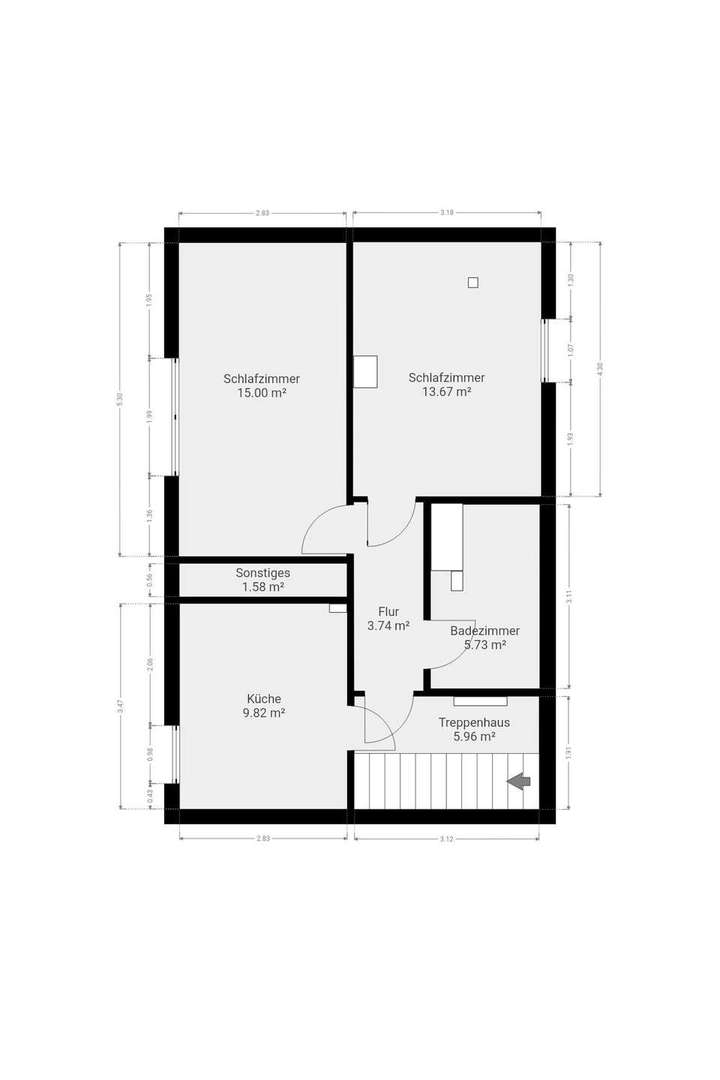 Grundriss Dachgeschoss