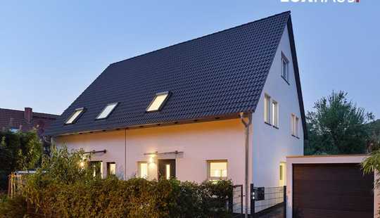 Bild von LUXHAUS DHH 148 m² WF inkl. Keller alles noch individuell planbar Schlüsselfertig 100% Wohlfühlklima