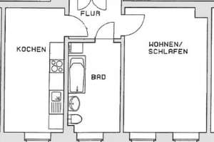 Charmante 1,5-Zimmer-Altbauwhg. Süd-Ausrichtung - frei lieferbar – 4315 Volkmarsdorf, Leipzig – Vorschaubild 9