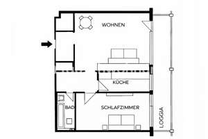 Tauschwohnung: Isartraum - helle Wohnung mit großem Balkon – Lenggrieser Straße 12, 81371 Sendlinger Feld, München – Vorschaubild 3