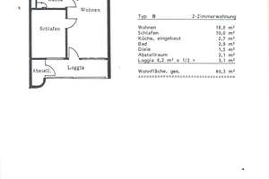 Zwei Zimmer Wohnung  – An der Fuhr 5, 50997 Meschenich, Köln – Vorschaubild 10