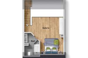 Sonnige, geräumige 2-Z. Wohnung mit zus. Wohngalerie – Die vollständige Adresse der Immobilie erhältst du vom Anbieter., 45133 Rüttenscheid, Essen – Vorschaubild 13