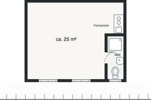 1 Zimmer 25qm Landau Innenstadt – Königstraße 20, 76829 Landau, Landau in der Pfalz – Vorschaubild 9