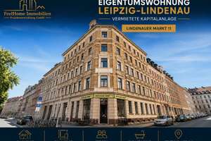 Vermietete 2-Zimmer-Eigentumswohnung am Lindenauer Markt!!!