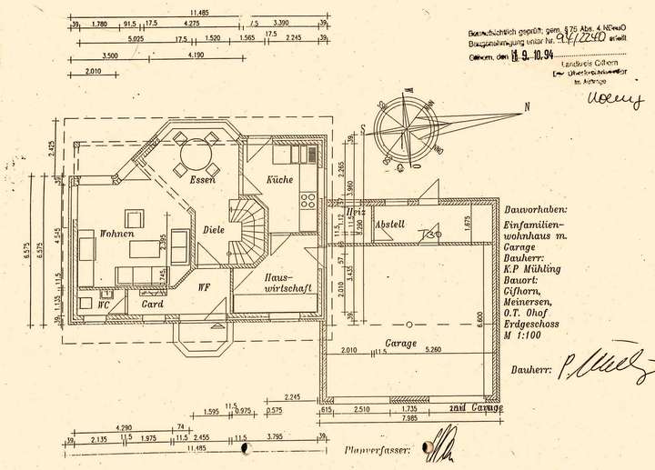 Grundriss Erdgeschoss