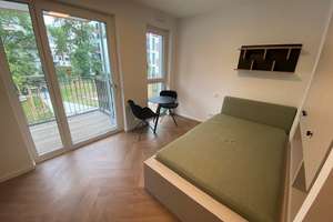 Modernes möbliertes Studio-Apartment - direkt in Adlershof mit EBK sowie Balkon! – Moissistraße 31, 12489 Adlershof, Berlin – Vorschaubild 1