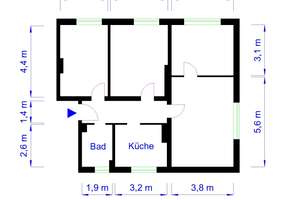 **Familienwohnung in Elbnähe** – 39114 Cracau, Magdeburg – Vorschaubild 2