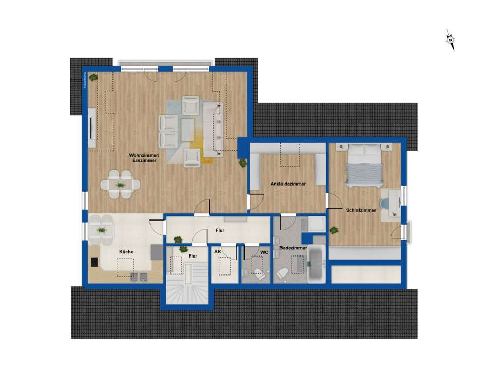 Grundriss Dachgeschoss