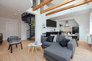 Toll und stilvoll möblierte Maisonette-Wohnung mit Balkon im beliebten Stuttgarter Westen