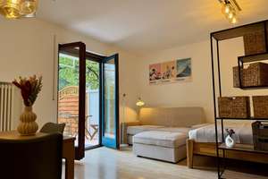 1-Zi.-Wohnung Univiertel Augsburg, TG-Stellplatz, Garten, möbliert, inkl. NK & Internet