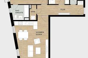 Zwei Tageslichtbäder, Balkon und Phoenix See – moderne 3-Zi-Wohnung auf 90m² – 44269 Schüren, Dortmund – Vorschaubild 14