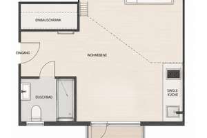 möbliertes Balkonapartment in Rheinnähe – Mülheimer Freiheit 73, 51063 Mülheim (Ortsteil), Köln – Vorschaubild 8