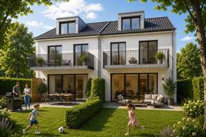 Nur noch 1 freies Doppelhaus in Hadern! Bezugsfertiger Preis und alles inkl. ( Haus+Außenanlage )
