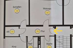 Helle 3 Zi.ETW mit TL-Bad & Sonnenbalkon – Die vollständige Adresse der Immobilie erhältst du vom Anbieter., 65189 Südost, Wiesbaden – Vorschaubild 26