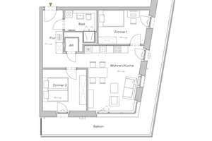 Sonnenbalkon mit Stadtblick – Ihr neues 3-Zimmer-Zuhause am Neuen Park – Dösner Weg 6, 4103 Zentrum-Südost, Leipzig – Vorschaubild 7
