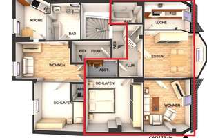 Modernisierte 3-Zimmer Altbauwohnung in Lübeck St. Jürgen! – Die vollständige Adresse der Immobilie erhältst du vom Anbieter., 23564 Sankt Jürgen, Lübeck – Vorschaubild 14