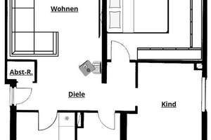 Provisionsfrei: Moderne 3,5-Zi. Wohnung mit Kamin, Garage & Nobilia-Küche (Sanierung 2023) – Die vollständige Adresse der Immobilie erhältst du vom Anbieter., 44809 Hamme, Bochum – Vorschaubild 4