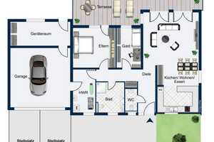 Exklusiver Bungalow mit Sonnenterrasse und Doppelgarage – Neunkirchen (Kreis) – Vorschaubild 17