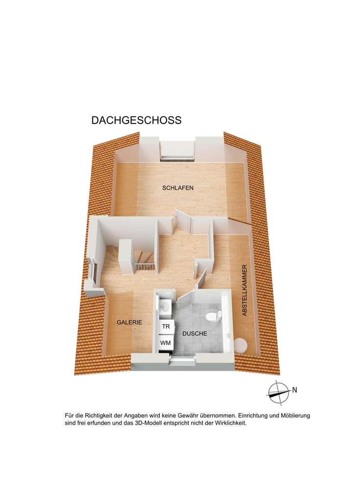 Grundriss DG 3D