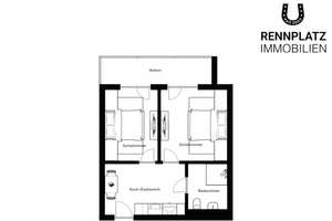 Neuwertige und möblierte 2,5-Zimmer-Wohnung mit Balkon im Inneren Westen. Frei. – Die vollständige Adresse der Immobilie erhältst du vom Anbieter., 93049 Westenviertel, Regensburg – Vorschaubild 13