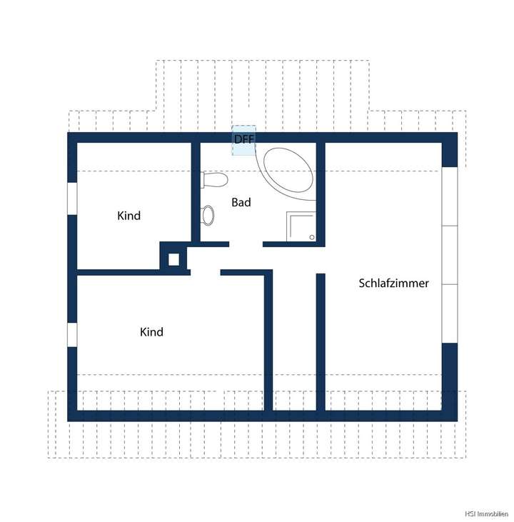 Schematischer Grundriss DG EFH