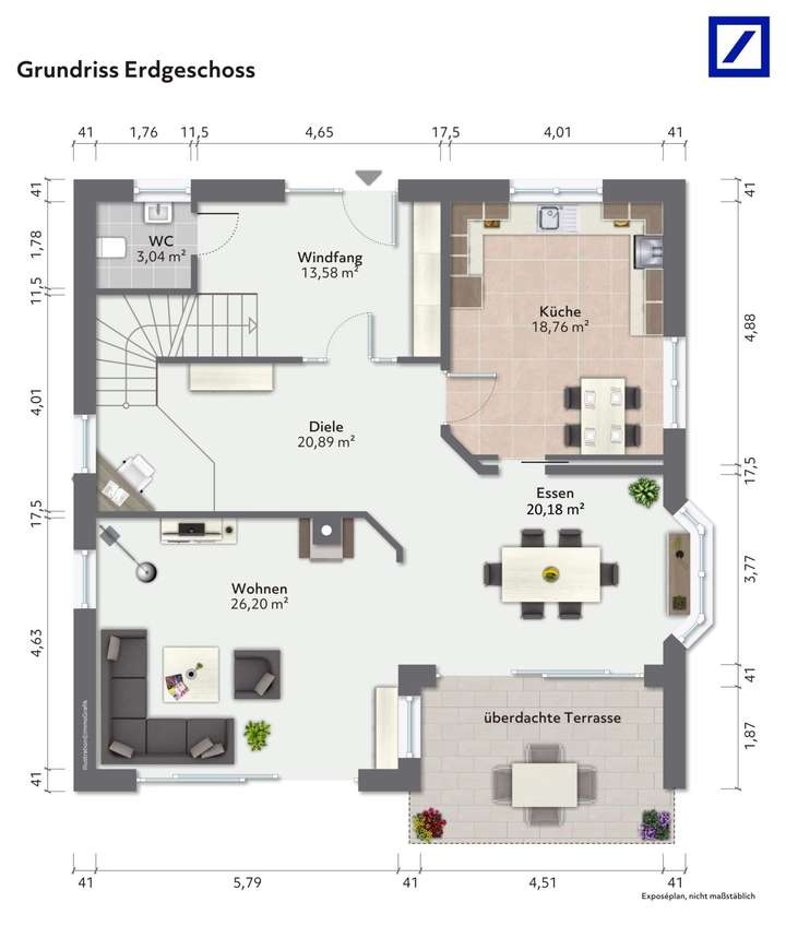 Grundriss Erdgeschoss