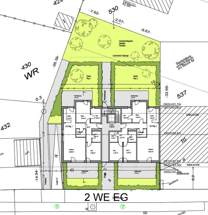 Grundriss EG + Garten