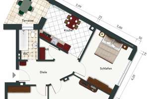 3 Zimmer Erdgeschosswohnung mit Terrasse – Die vollständige Adresse der Immobilie erhältst du vom Anbieter., 47137 Untermeiderich, Duisburg – Vorschaubild 14