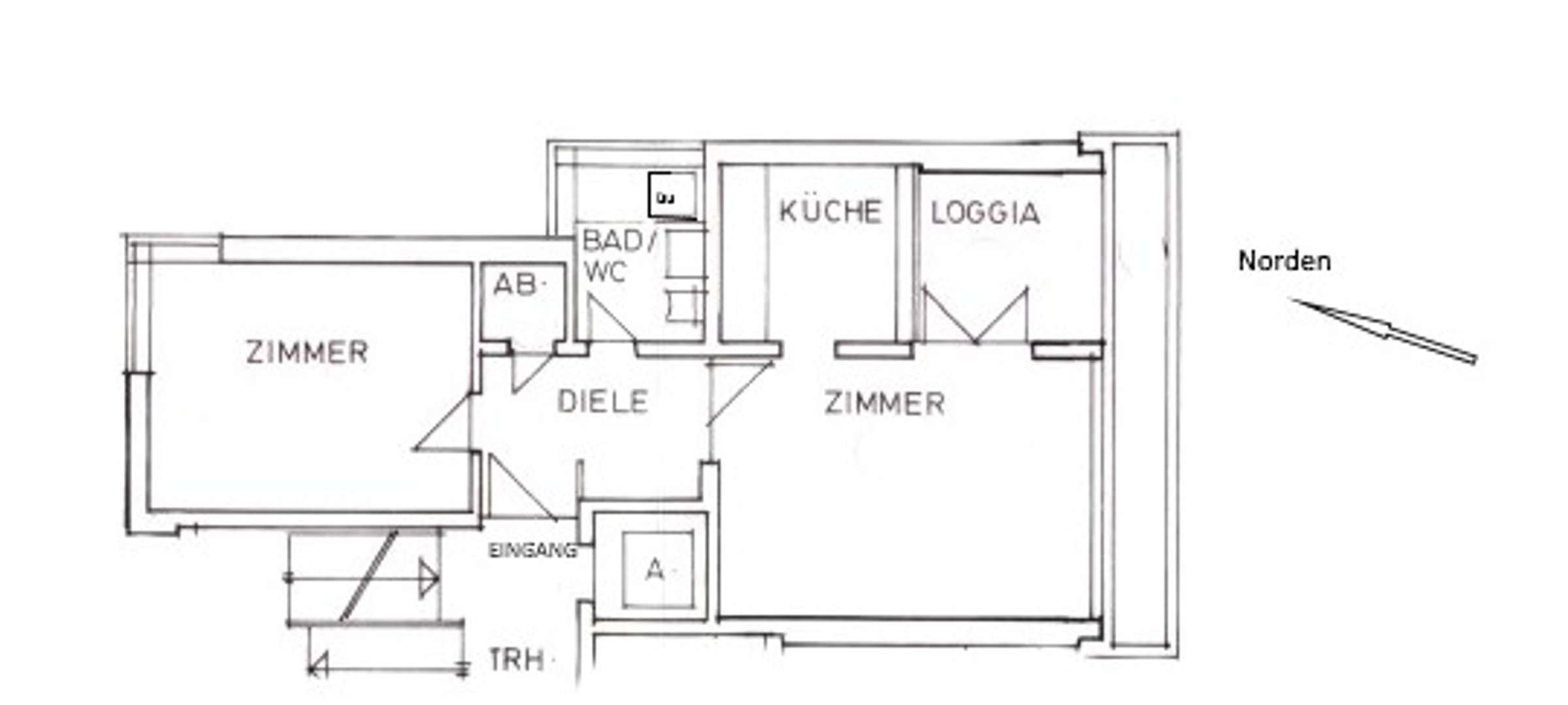 Solide Kapitalanlage: Ansprechende 2-Zimmer-ETW mit Loggia und Garage im oberen Ostviertel