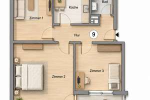 ++Modernisierte Wohnanlage trifft gemütliches Zuhause | 3 ZKB IN Kothau++ – Die vollständige Adresse der Immobilie erhältst du vom Anbieter., 85053 Südost, Ingolstadt – Vorschaubild 15