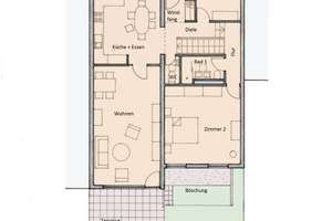 Wohnen im Bungalow: Großzügiges Reihenmittelhaus mit Garten in guter Lage von privat – Berghausener Straße 44, 76229 Grötzingen, Karlsruhe – Vorschaubild 19