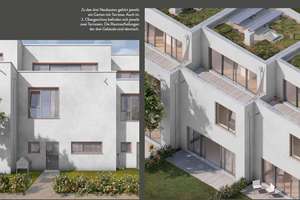 Einfamilien-Architekten-Haus Dreispänner 6,80m breit, 9,50 lang 3 Etagen je 2,70m