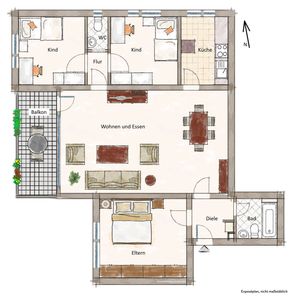 Sonnige 4-Zimmer-Wohnung in Kerpen-Horrem