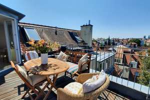 Dachterrassen-Juwel Bothmerstaße: Lichterfüllte, ruhige 5-Zimmer-Maisonette mit Alpenblick – Die vollständige Adresse der Immobilie erhältst du vom Anbieter., 80634 Dom Pedro, München – Vorschaubild 5