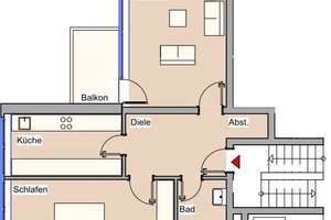 Es gibt sie noch! 2-Zi. Whg. in erster Rheinlage - Ideal für Singles und Paare! – Die vollständige Adresse der Immobilie erhältst du vom Anbieter., 40545 Oberkassel, Düsseldorf – Vorschaubild 11
