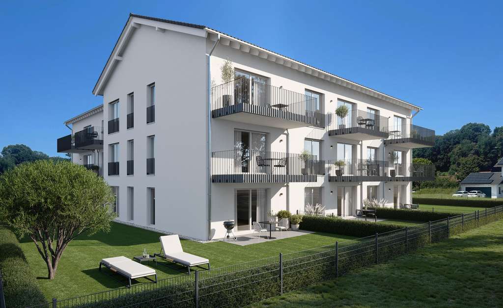 Immobilie in Malching - Hochwertige 2-Zimmer- Neubauwohnung im Erdgeschoss mit Terrasse und Garten - Bild 1