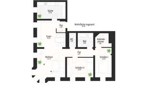 Provisionsfreie 3,5 Zimmerwohnung mit ca. 98 m² im Herzen von Solingen – Kölner Str. 73-77, 42651 Solingen-Mitte, Solingen – Vorschaubild 8