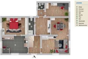 Gepflegtes Einfamilienhaus im beliebten Scheuerfeld – Die vollständige Adresse der Immobilie erhältst du vom Anbieter., 96450 Scheuerfeld, Coburg – Vorschaubild 10