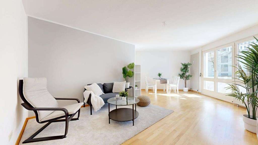 Immobilie in Hohenbrunn - Sonnige 3-Zimmer-Hochparterrewohnung mit großzügiger Südterrasse in ruhiger Lage von Ottobrunn - Bild 0