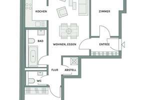 EXKLUSIVES NEUBAUPROJEKT | Ruhige 3-Raum-Wohnung mit Balkon und einem Gefühl von Geborgenheit – Die vollständige Adresse der Immobilie erhältst du vom Anbieter., 4103 Zentrum-Ost, Leipzig – Vorschaubild 10