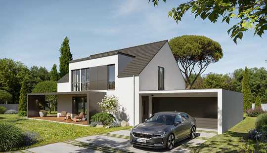 Bild von Modernes Einfamilienhaus in massiver Bauweise in Wörrstadt