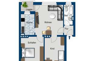 Schöne Aussichten: Genießen Sie das Leben in Ihrer neuen Wohnung! – Herweghstr. 20, 39114 Cracau, Magdeburg – Vorschaubild 2